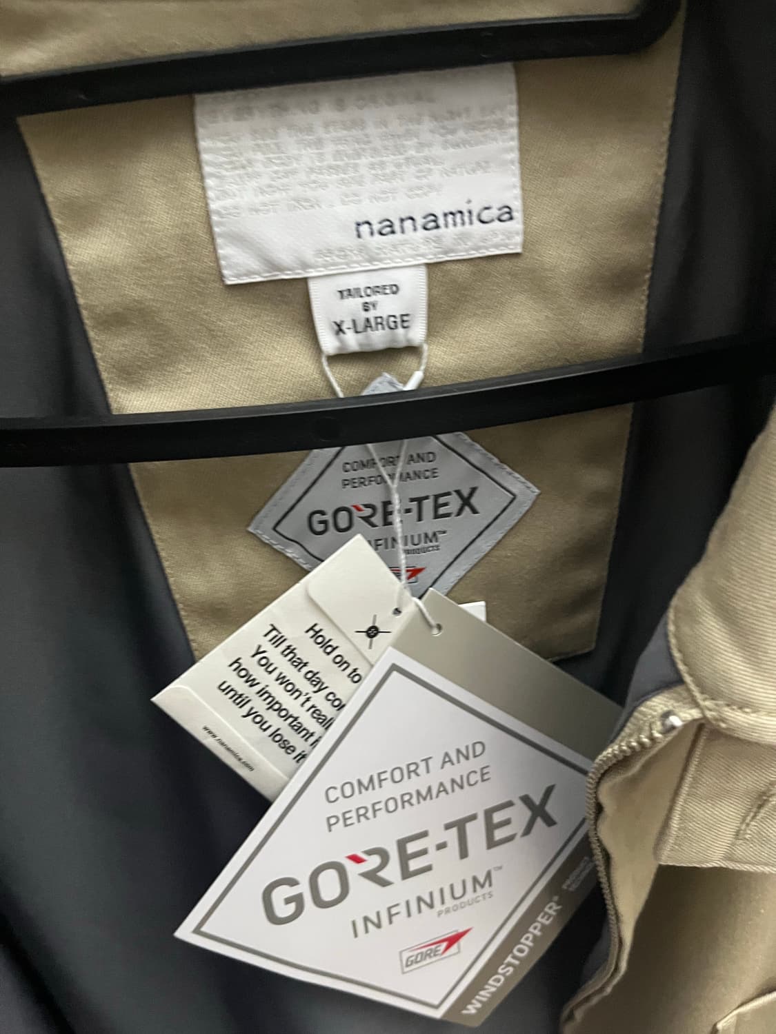 (새 제품)나나미카 인피니움 고어텍스 크루자켓 XL 상품이미지2