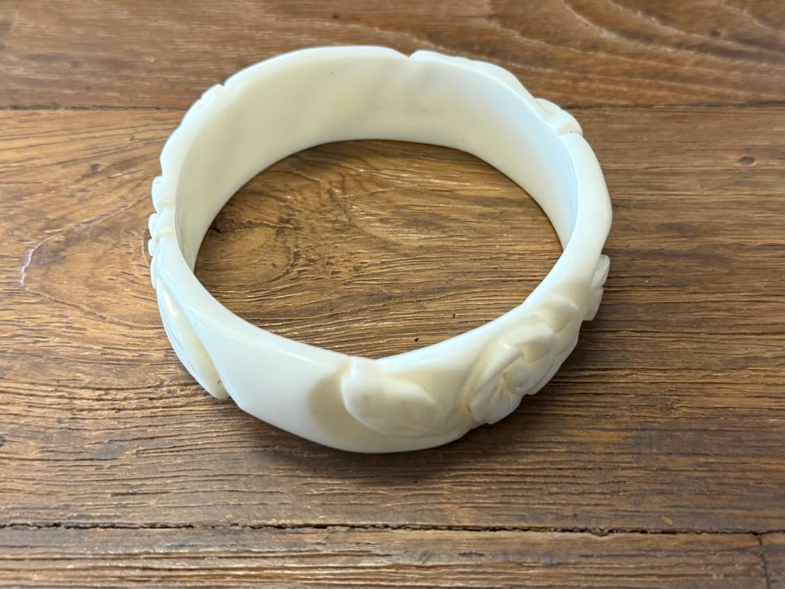 NUMBER (N)INE Floral Carved Bangle 상품이미지3