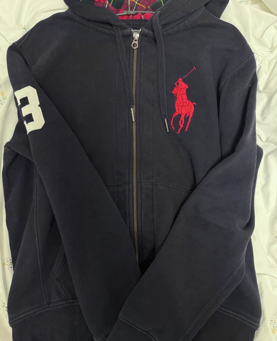폴로 빅포니 후드집업 네이비 S 상품이미지1