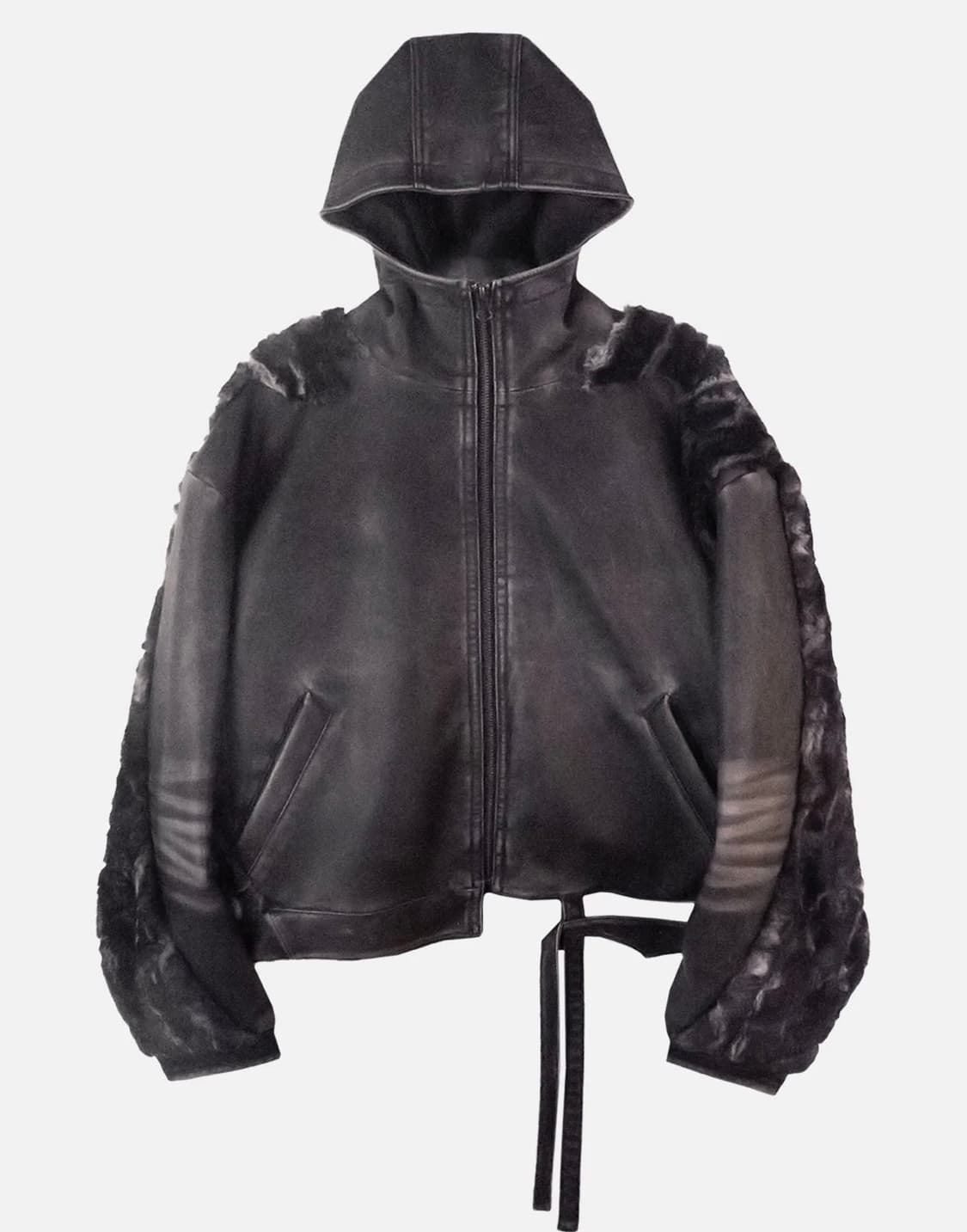aesynctx swamp faux leather jacket 상품이미지1