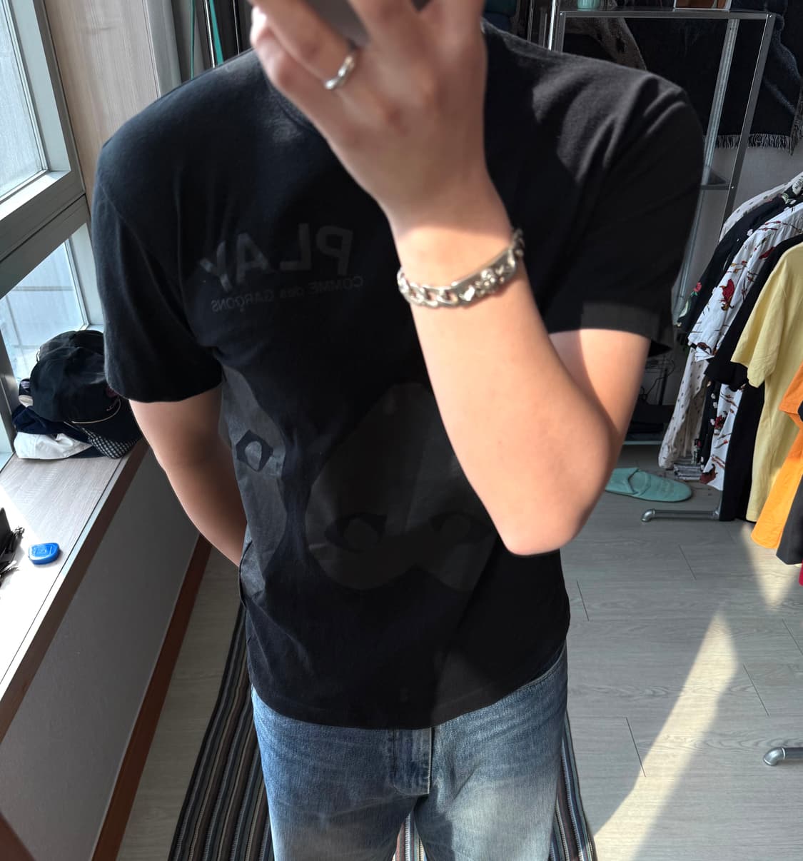 꼼데가르송 플레이 반팔 티셔츠 상품이미지1