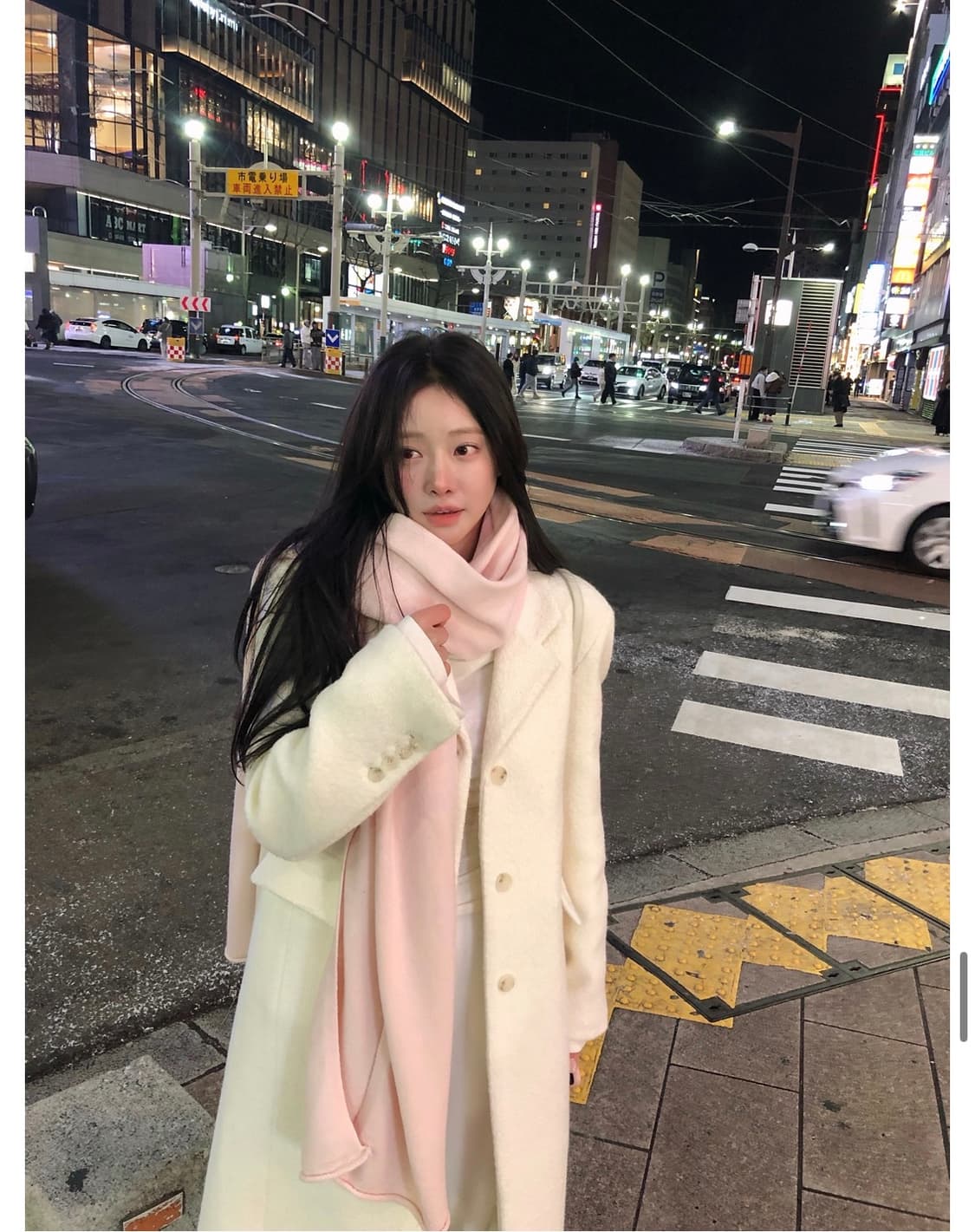 Leeds 리즈 로아 부클 롱 코트(아이보리) 상품이미지3