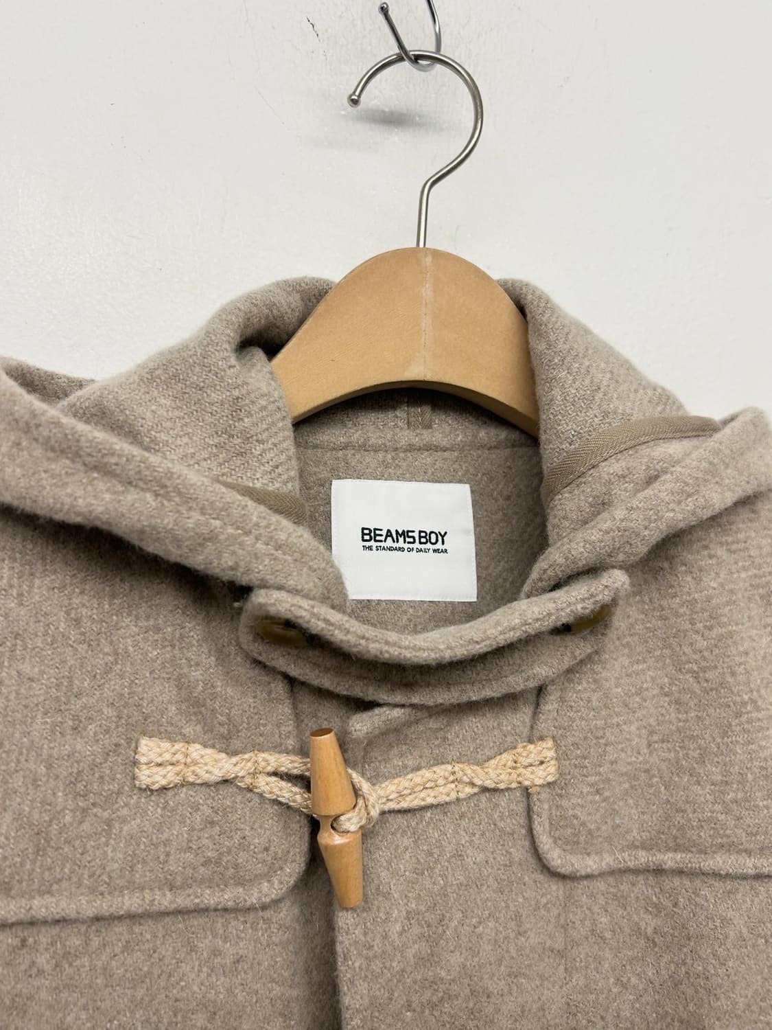 빔즈보이 베이지 롱 더플코트 상품이미지4