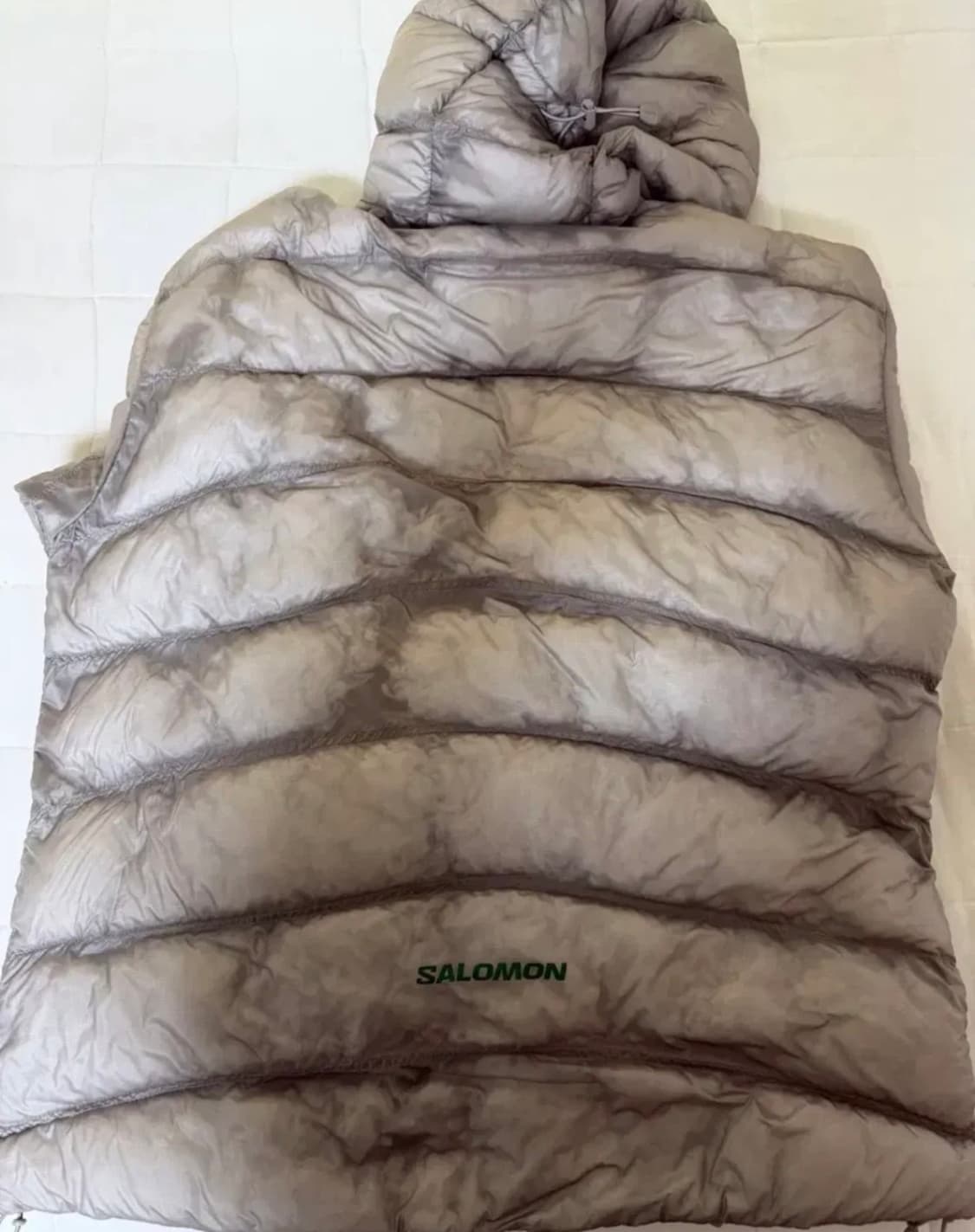 살로몬 UNI 크로스 경량 패딩 자켓 라이트 그레이 S 상품이미지3