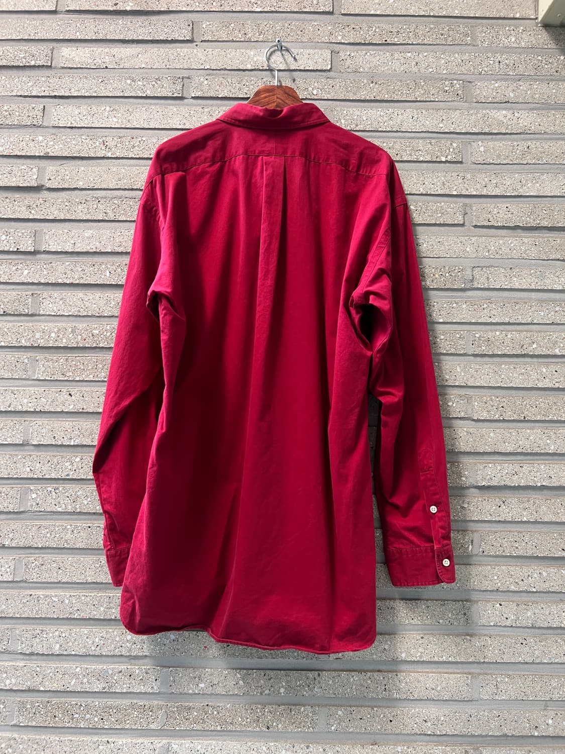 [2XL]폴로 랄프로렌 BLAKE 레드 코튼 셔츠 상품이미지5