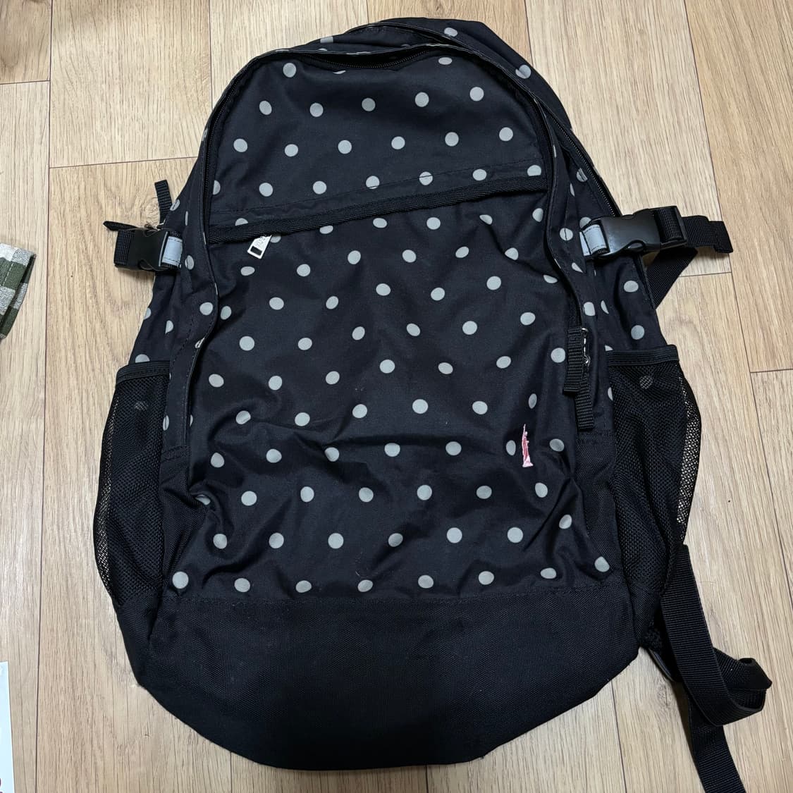 이스트보이 그레이 블랙 도트 백팩 배낭 노트북 가방 빈티지 모리걸 레어 상품이미지2