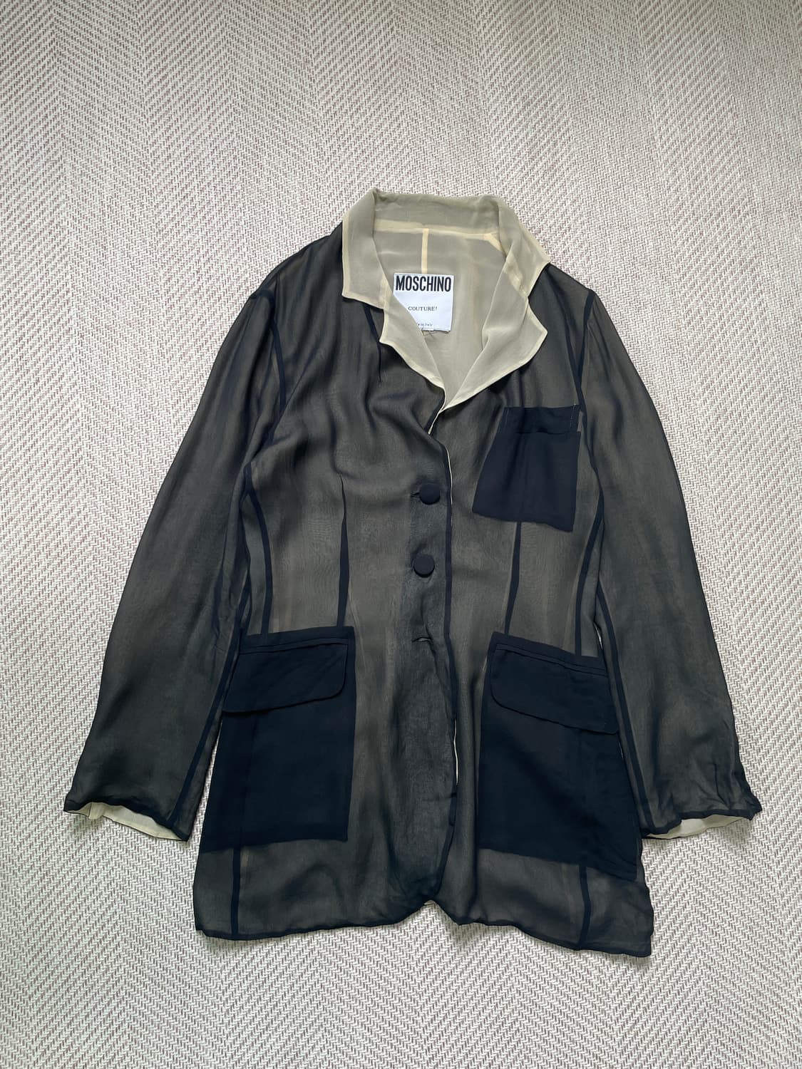 Moschino 모스키노 드레이프 실크 가디건  상품이미지8