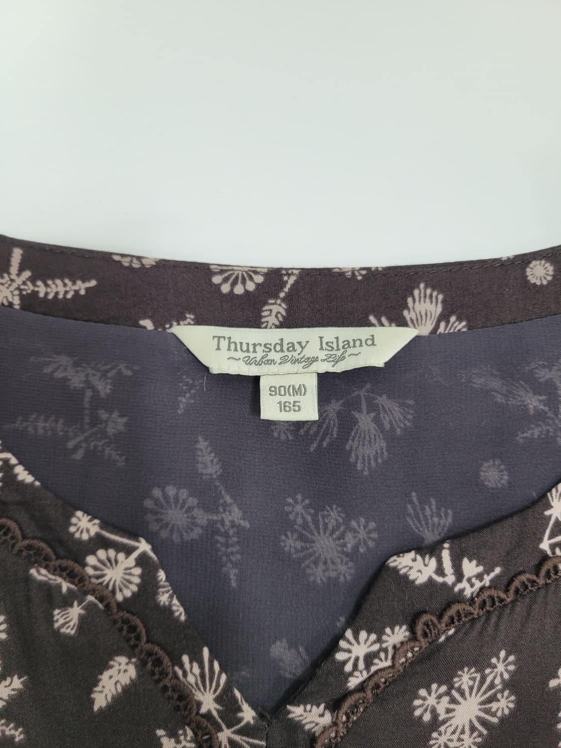 써스데이아일랜드 레이온 원피스 / 여 M (90-165)
 상품이미지7