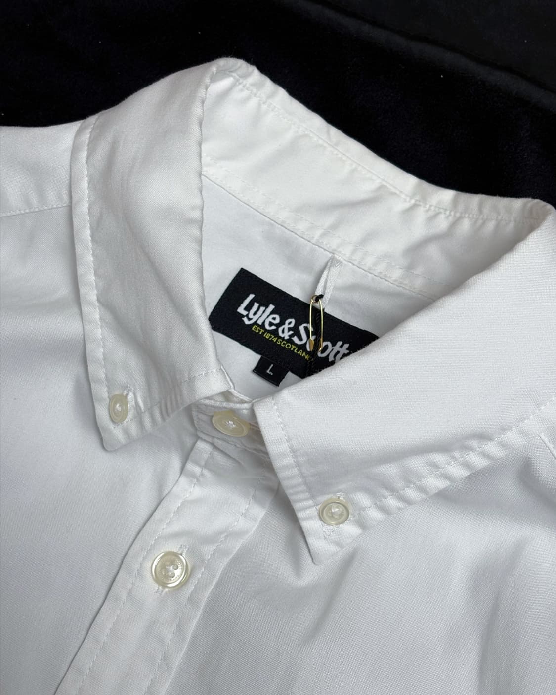 일본빈티지 Lyle & Scott 옥스퍼드 셔츠 상품이미지3