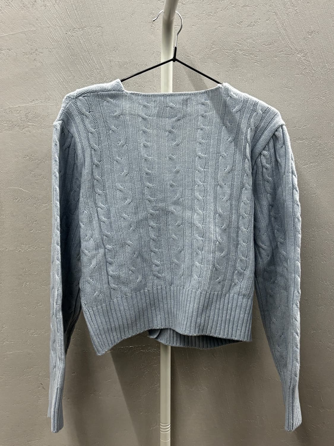 메이비베이비 하늘색 니트 가디건 S 상품이미지6