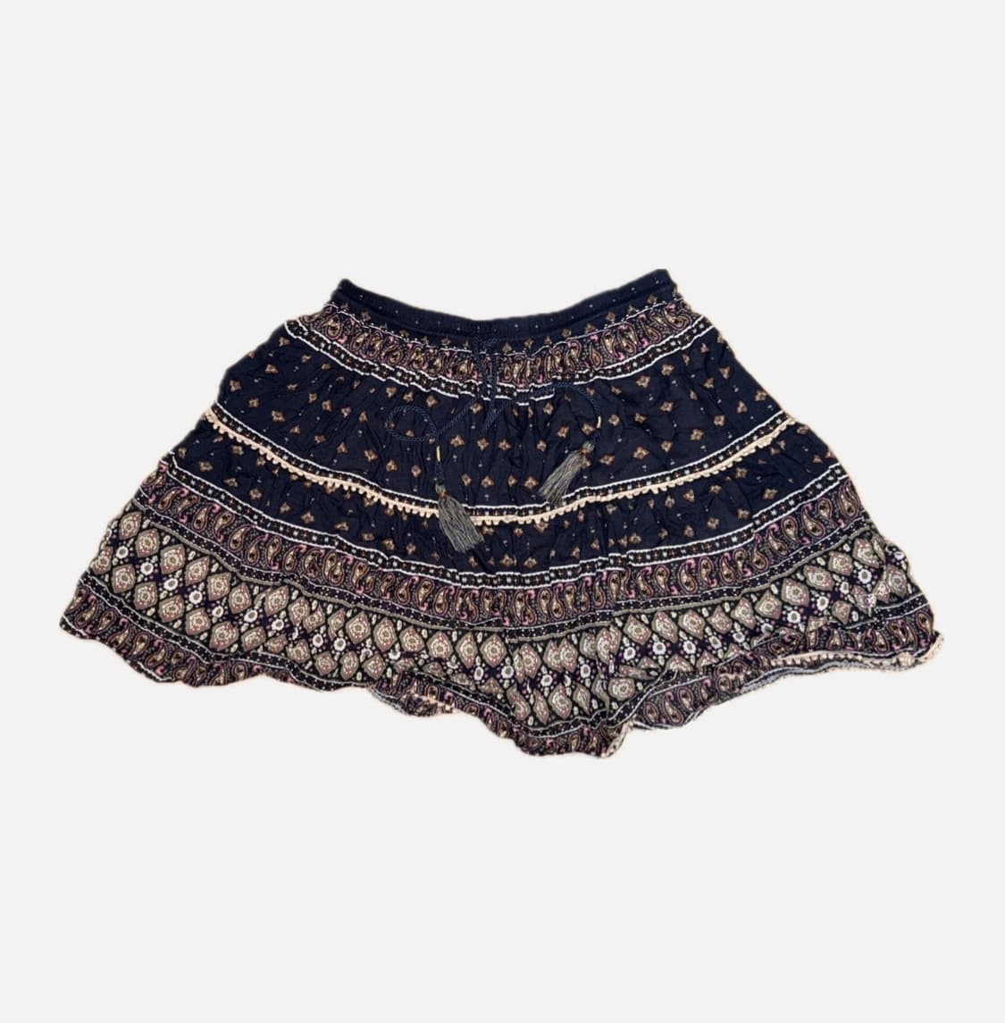 썰스데이아일랜드 노르딕 에스닉 패턴 모리걸 미니 스커트 S 상품이미지1