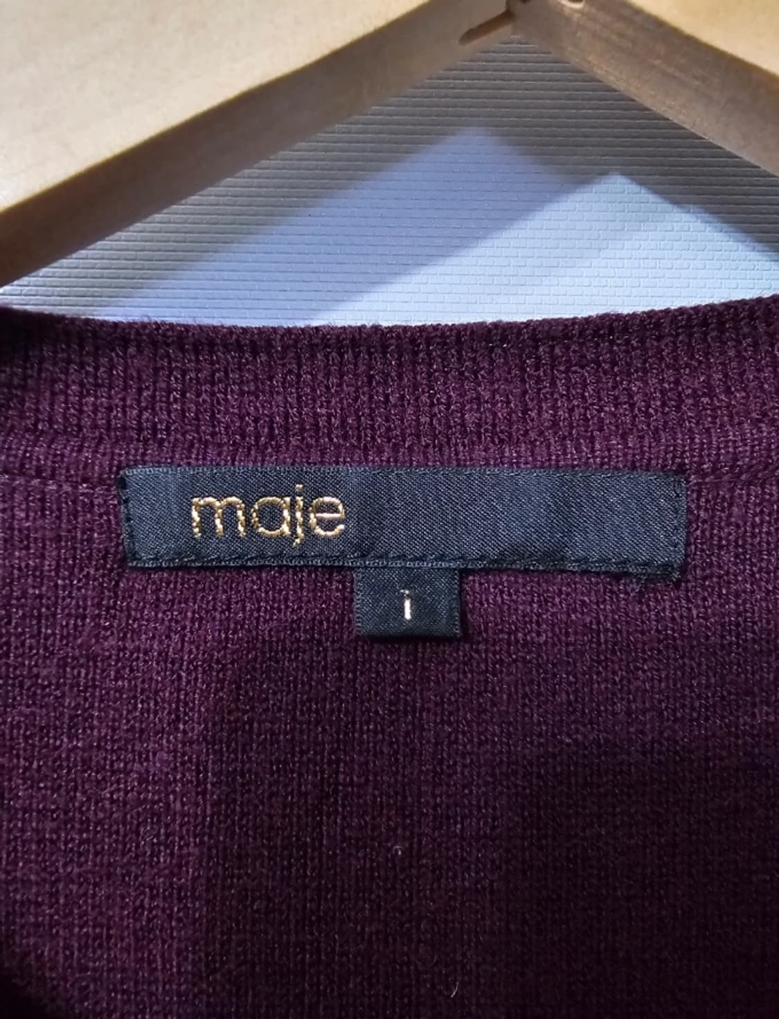 한섬 마쥬 Maje 니트 플레어 원피스 ~44반 상품이미지4