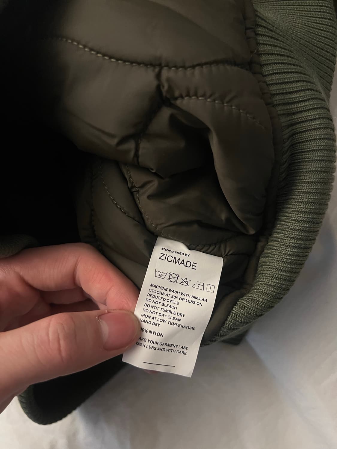 zicmade 봄버 / 올리브 / M 상품이미지6