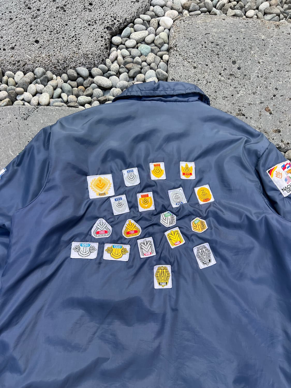 70s ORIGINAL CRAZY PATCH SATIN 70s나일론자켓 상품이미지7