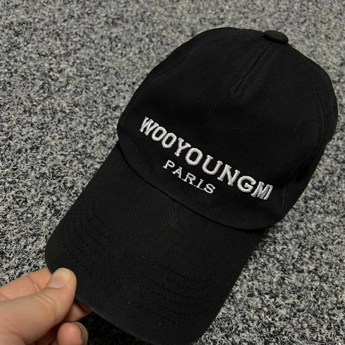 Wooyongmi  우영미 블랙 볼캡 free 상품이미지2