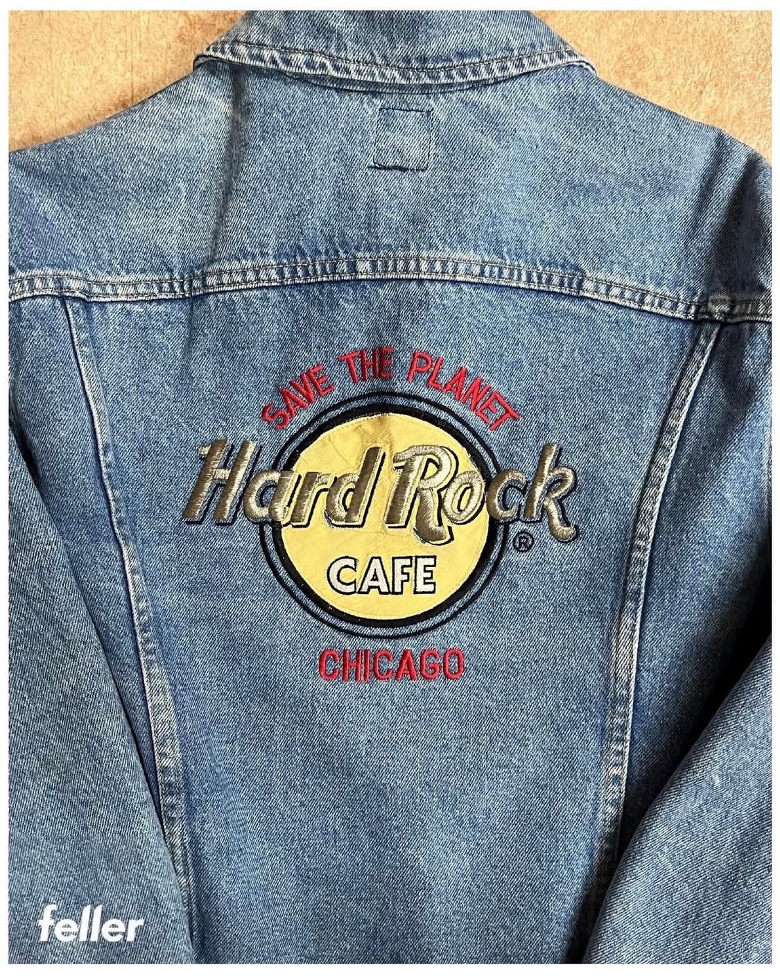 80s Lee 220j 하드 락 카페 데님자켓 Made in USA 상품이미지1