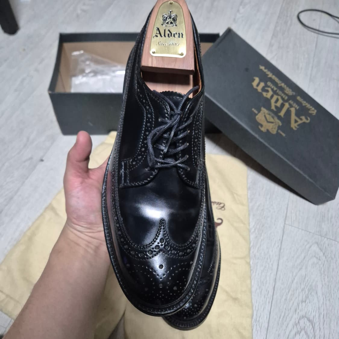 [7.5D] 알든 9751 롱윙팁 코도반/ 크로켓앤존스 에드워드그린 버윅 상품이미지1