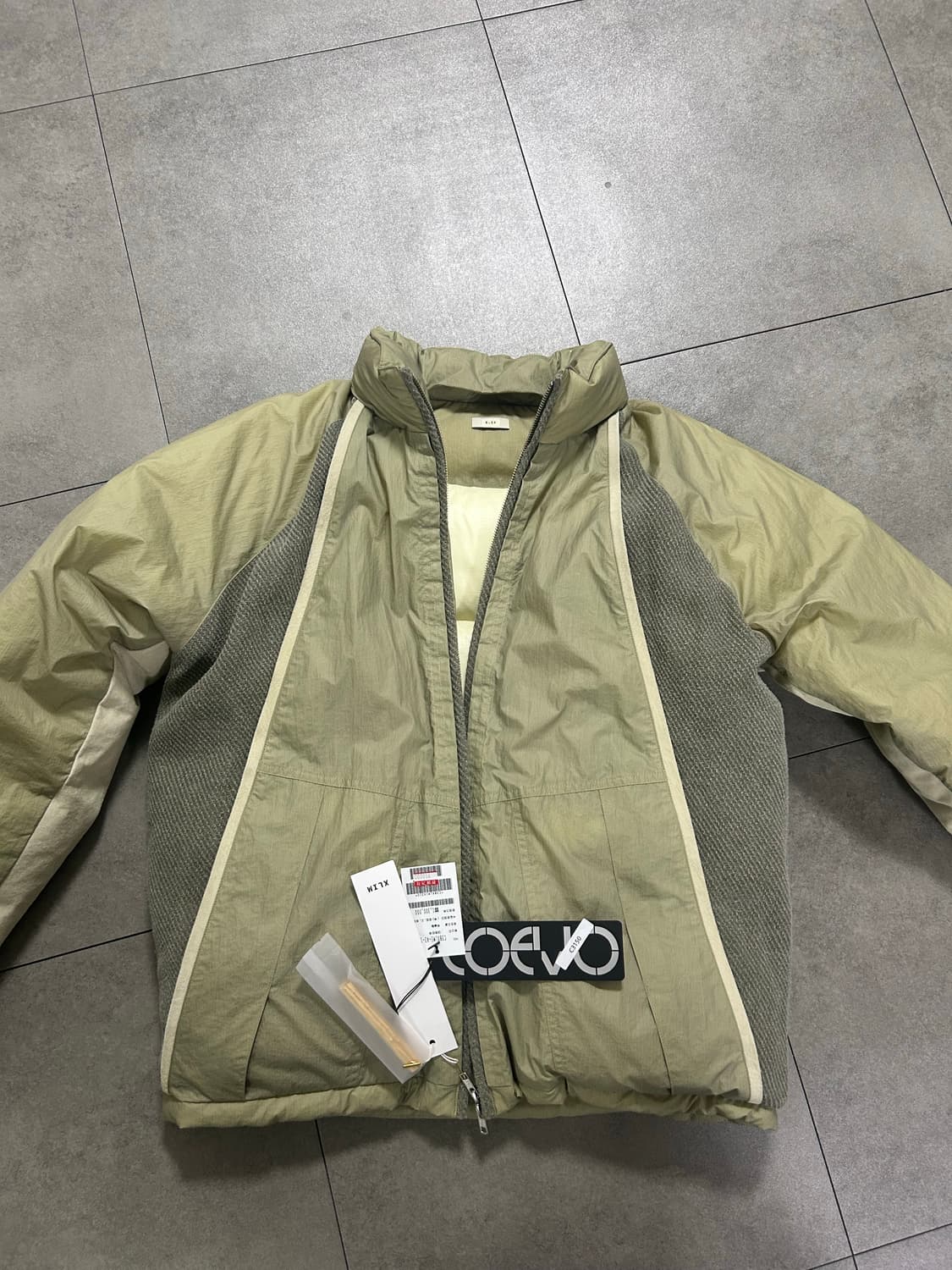 Xlim ep4 다운 자켓 레몬 그린(이번달만 54->49) 상품이미지1