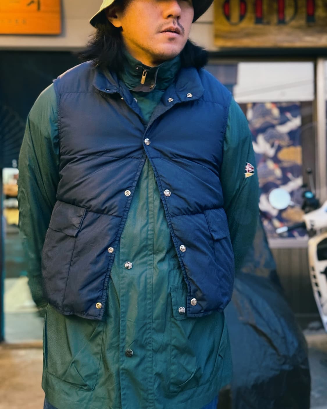 80‘s 울리치 패디드 다운 베스트 M 상품이미지9