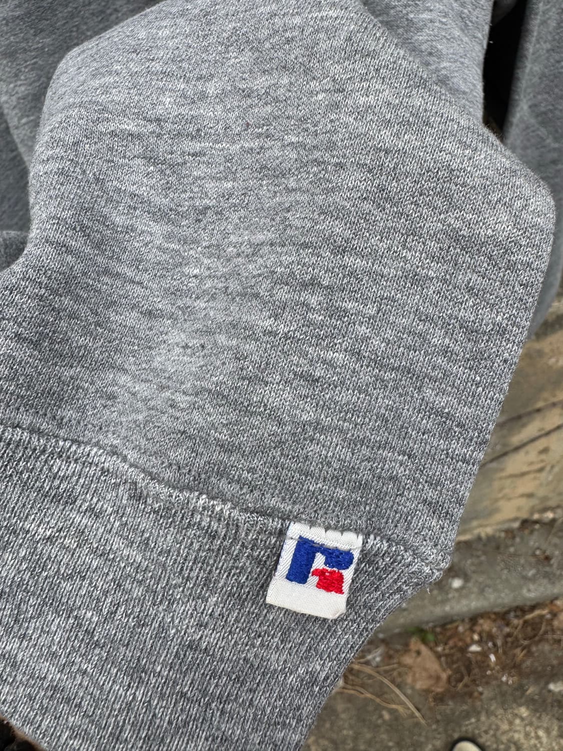 80~90s 러셀 애슬레틱 빈티지 프린팅 스웻 셔츠 맨투맨 그레이 m 상품이미지5