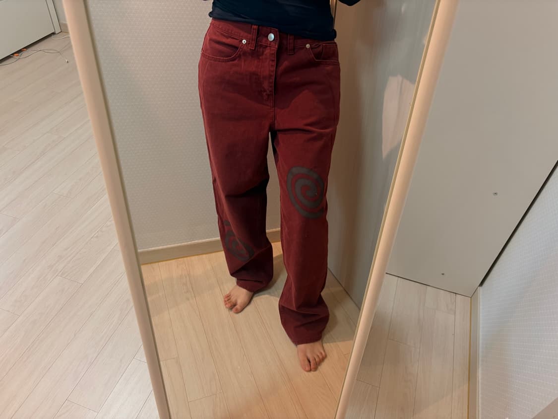 SPIRAL LOGO PANTS ( Wine ) 상품이미지1