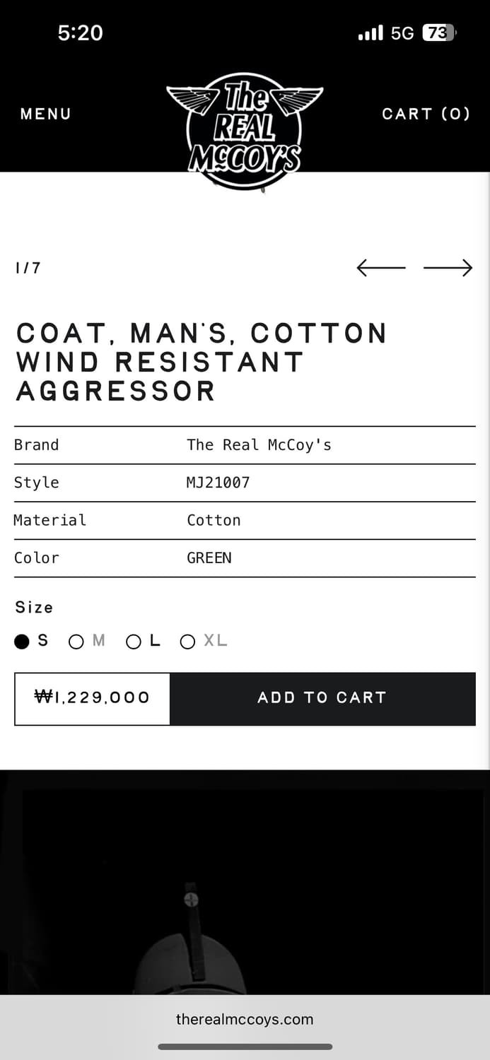 [M]리얼맥코이 m-51 field jacket green 상품이미지3