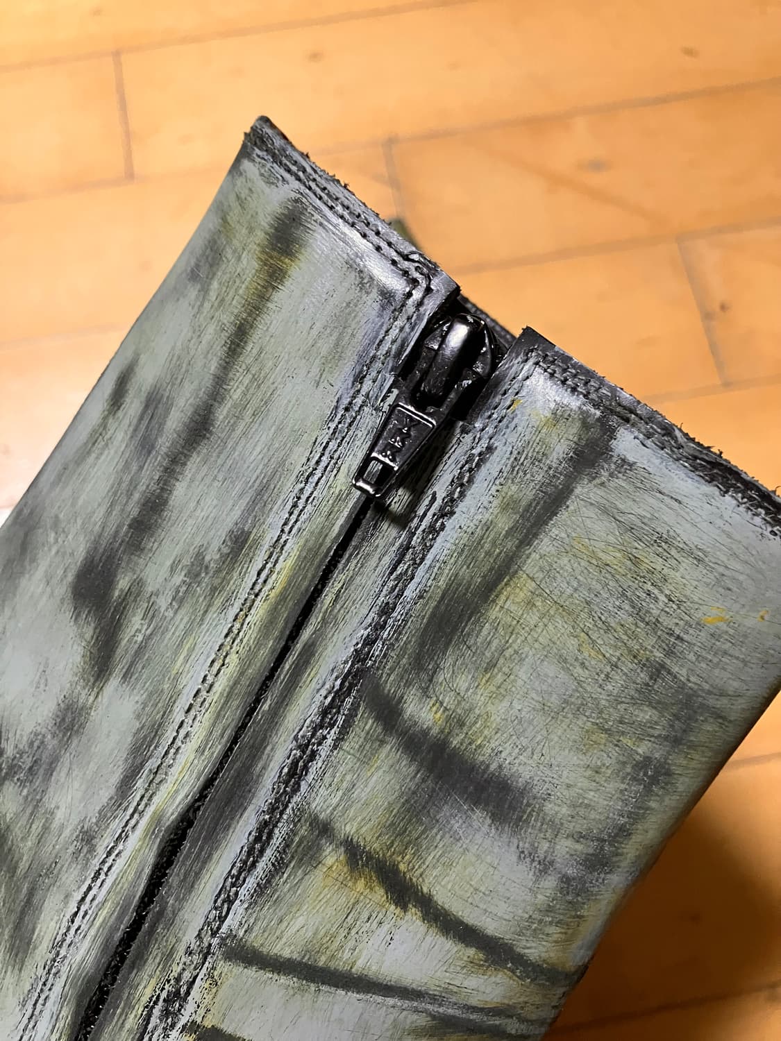 Japanese 90s 러스트 페인티드 스퀘어토 부츠 270 상품이미지6