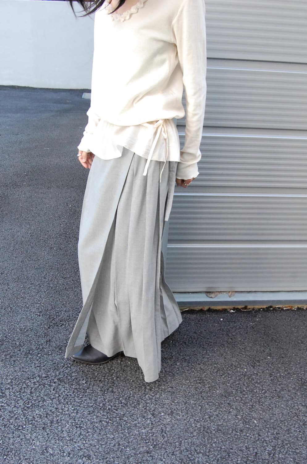 Iwish by Yohji Yamamoto pleats skirt 상품이미지5