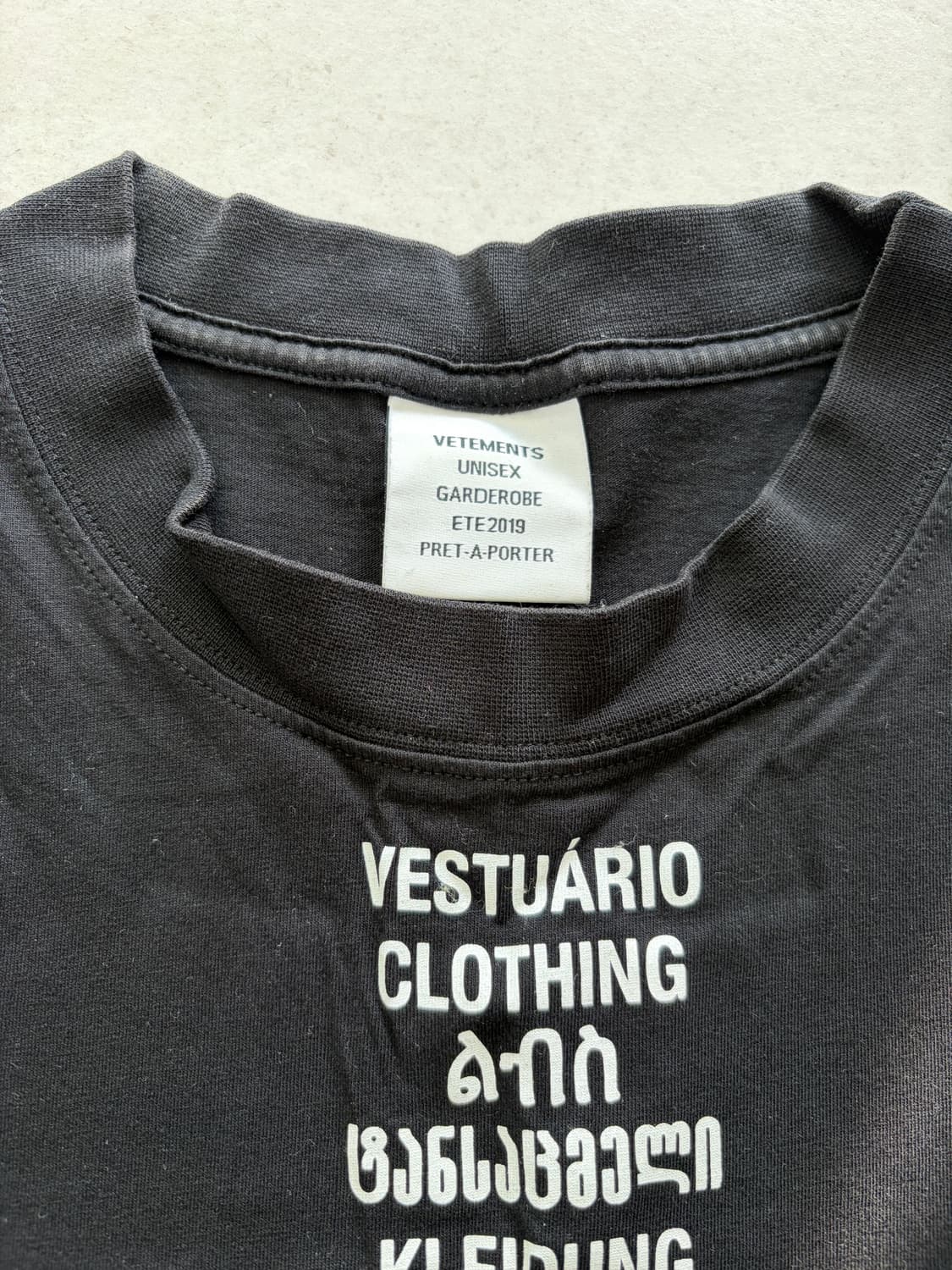 베트멍 19ss 랭귀지 티셔츠 상품이미지4