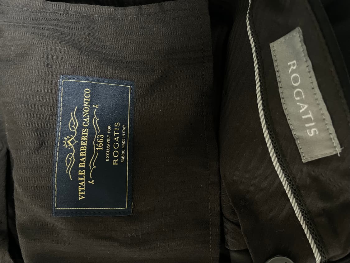 로가디스 이태리 까노니코 블랙 정장 46-80 상품이미지6