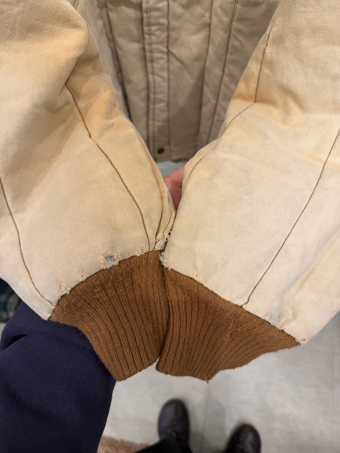 80-90s Walls 월즈 덕 캔버스 퀼팅 워크 자켓 (USA) 상품이미지9