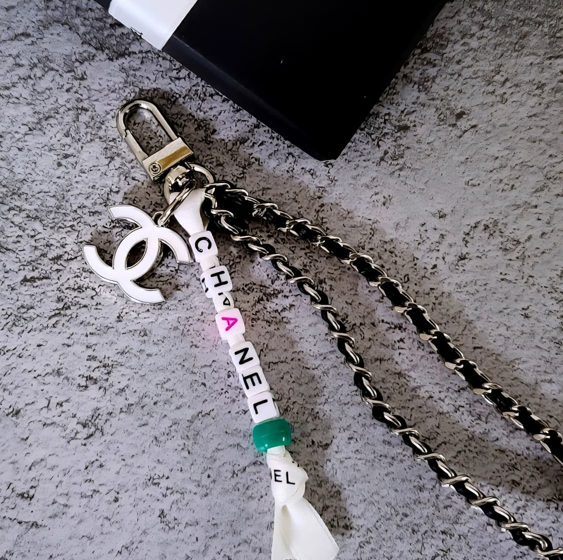 샤넬 단추 업사이클링 키링,백참,폰스트랩악세사리 상품이미지2
