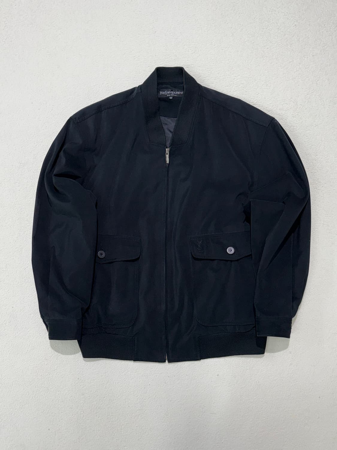 입생로랑 스웨이드 블루종 자켓 105 상품이미지1