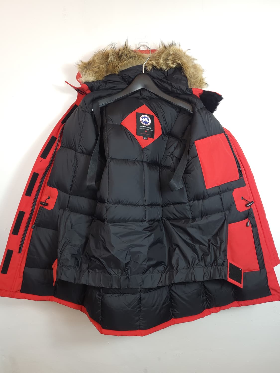 캐나다구스 익스페디션 레드패딩 85-90 XS 새제품급 상품이미지7