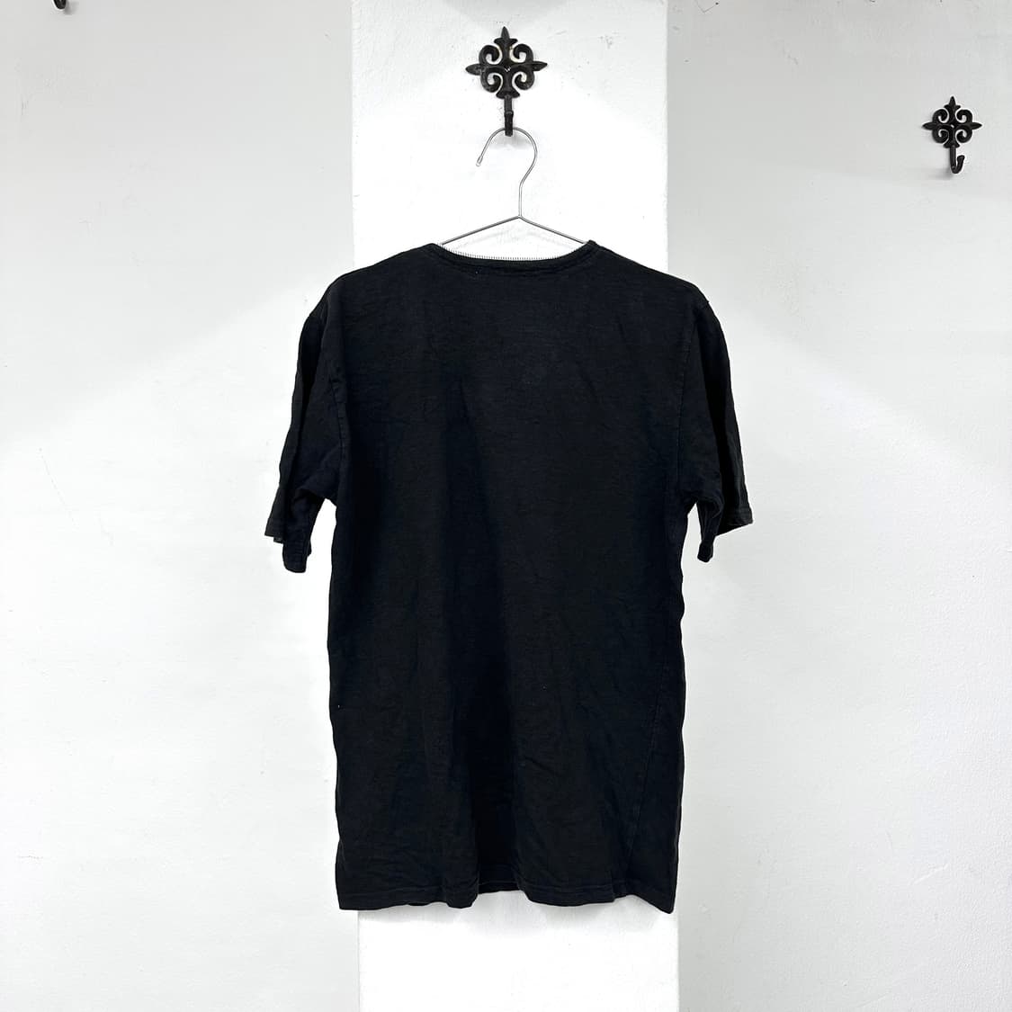 Semantic design stripe snap layered shor 상품이미지4