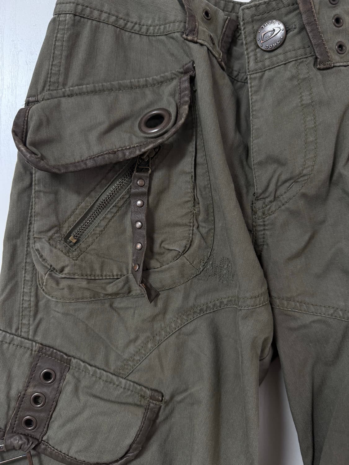 DOHC 카키 카고 팬츠 상품이미지3