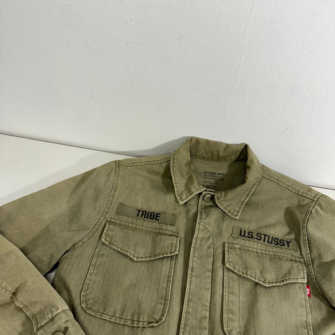 S 95 스투시 MFG 카키 네임택 필드자켓 상품이미지2