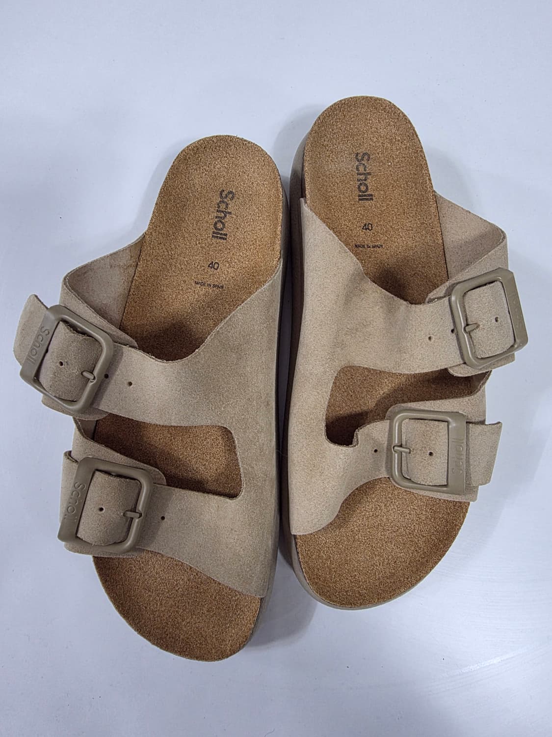 숄 Scholl 샌들 베이지 버클 슬리퍼 상품이미지8