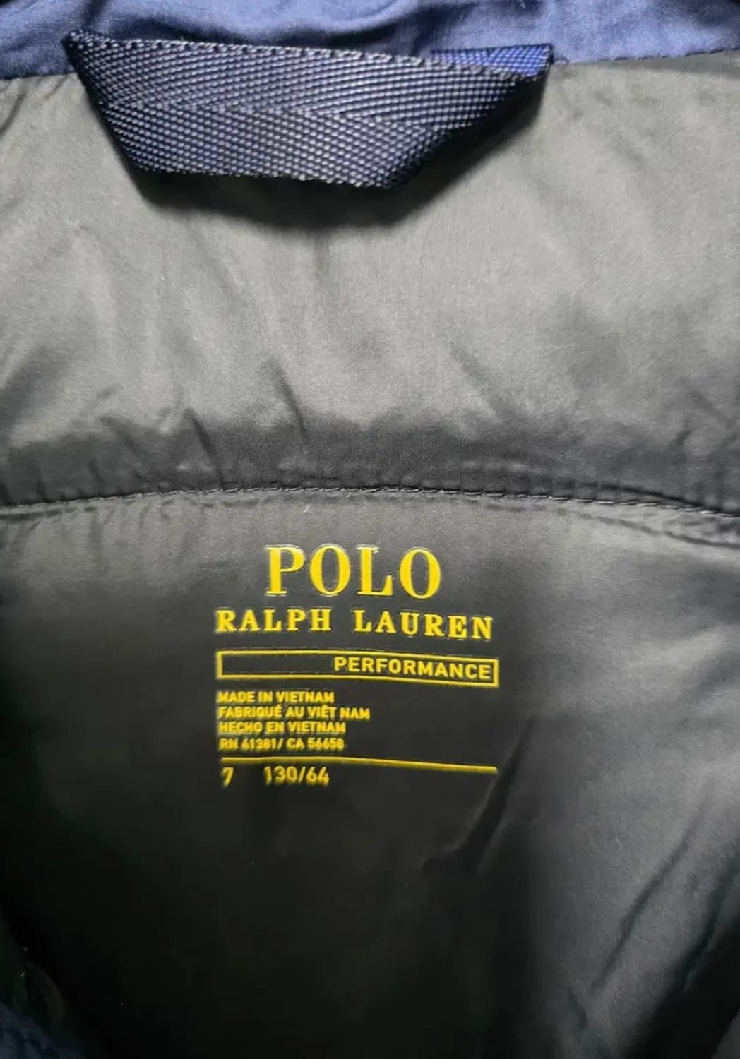 폴로 랄프로렌 네이비 패딩 상품이미지2