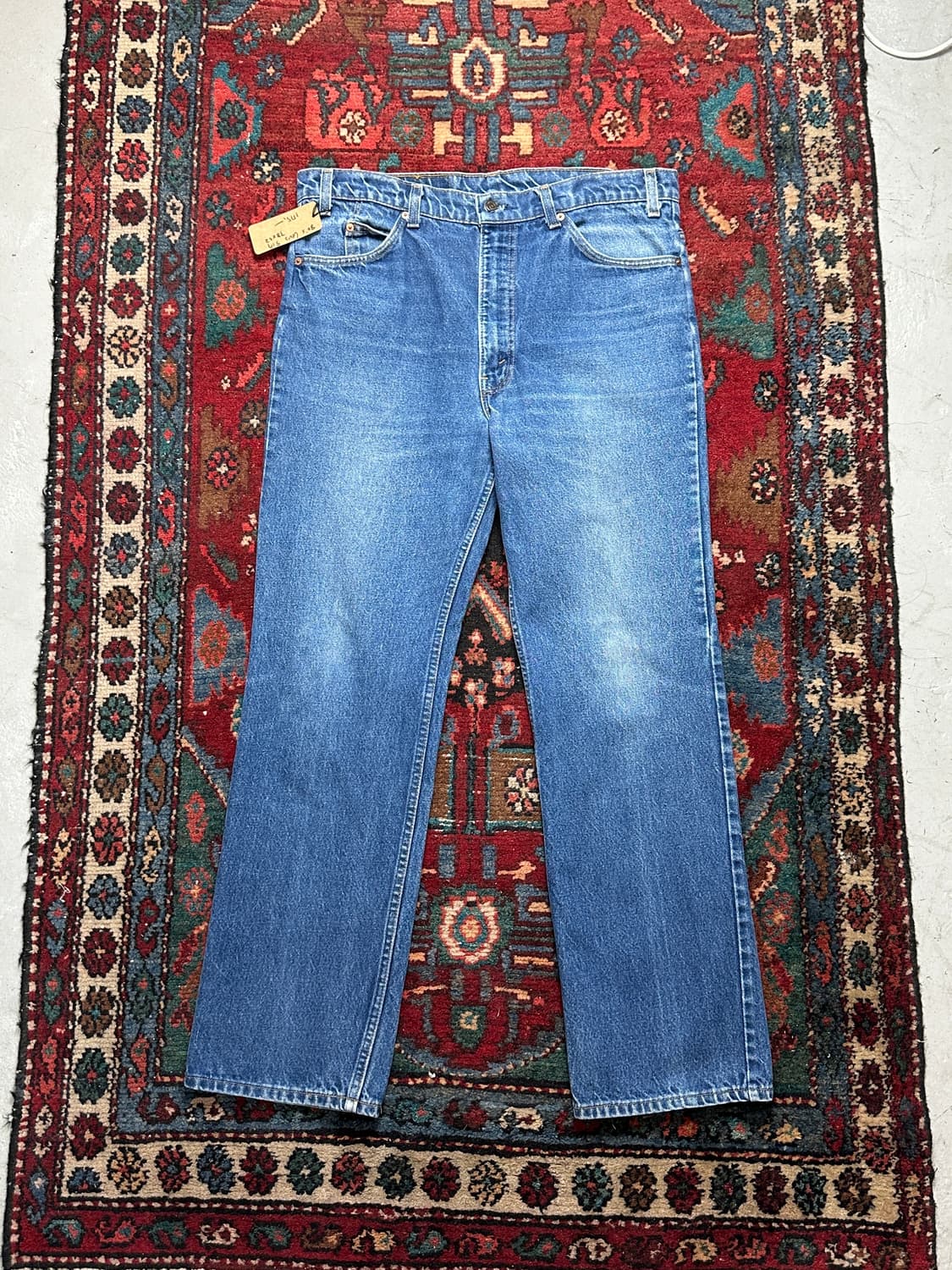 80's USA Made 리바이스 517 오렌지탭 부츠컷 플레어진 상품이미지1