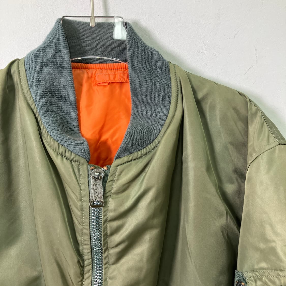 Schott 쇼트 카키 ma-1 항공 점퍼 L 상품이미지4