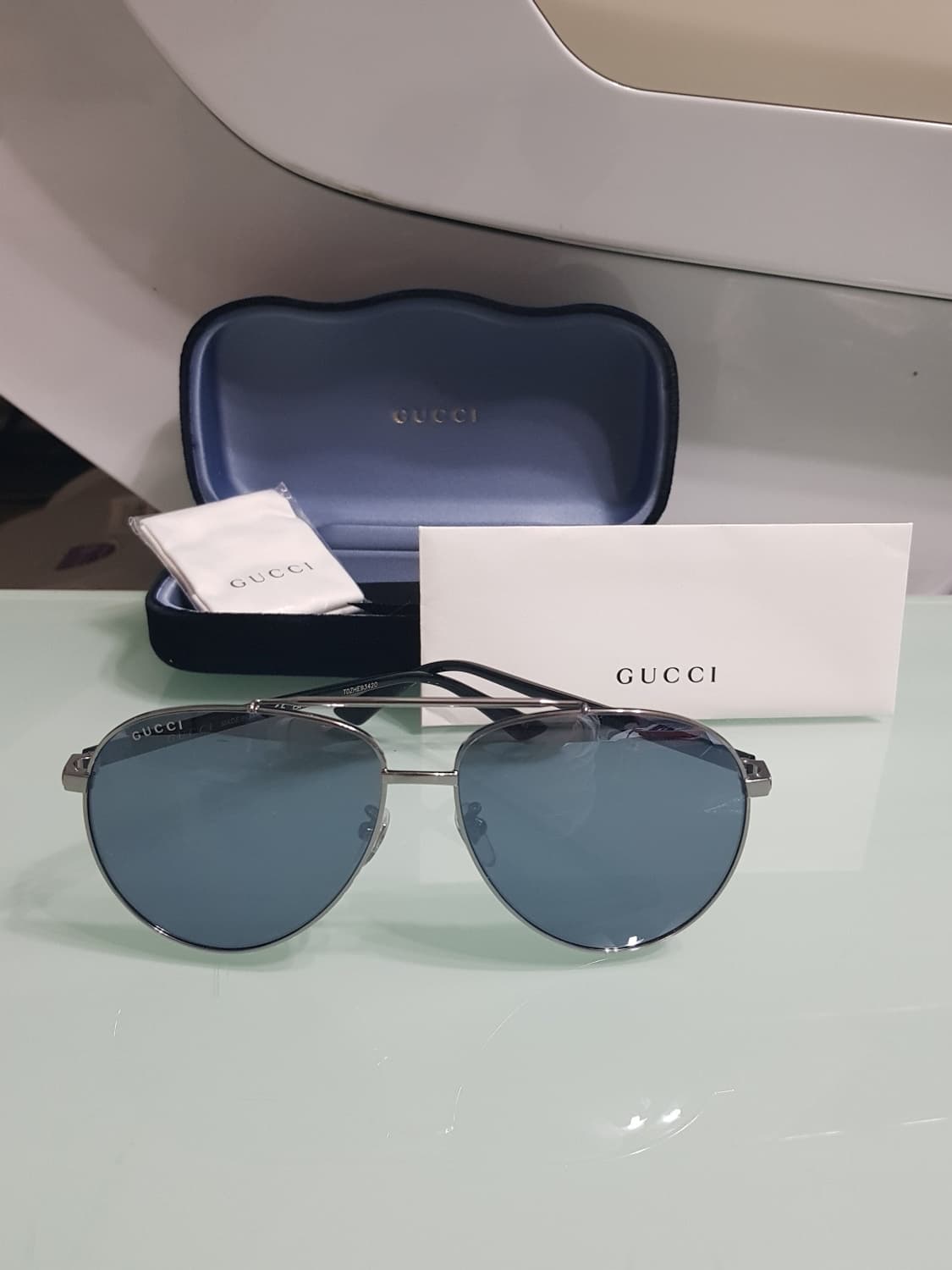 구찌 미러에비에이터선글라스(정말멋짐 정품새상품) 상품이미지4