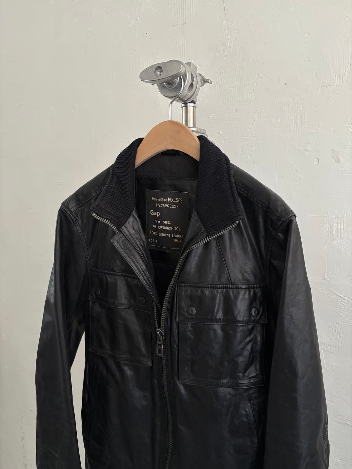 Gap 겝 00‘s 레더 집업 자켓 상품이미지2