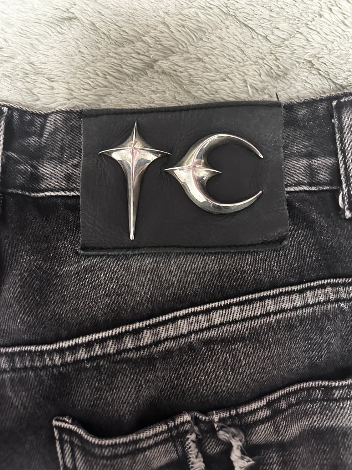 떠그클럽 트라이벌 데님팬츠 2사이즈 (M) 상품이미지3