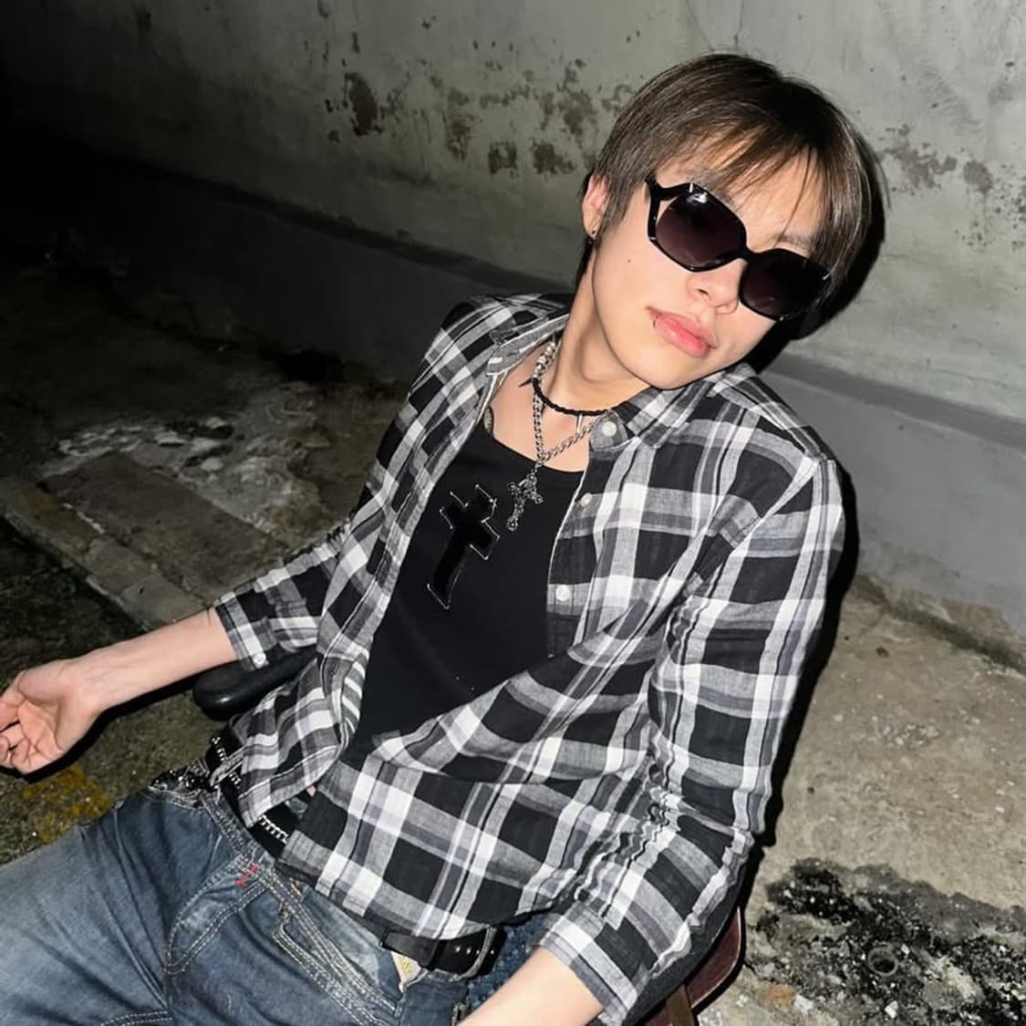 13/SS bamboo square sunglasses 상품이미지4