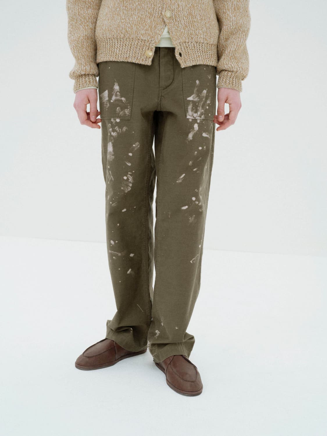 오라리 / 사틴 블리치 베이커 팬츠 / 4 상품이미지2