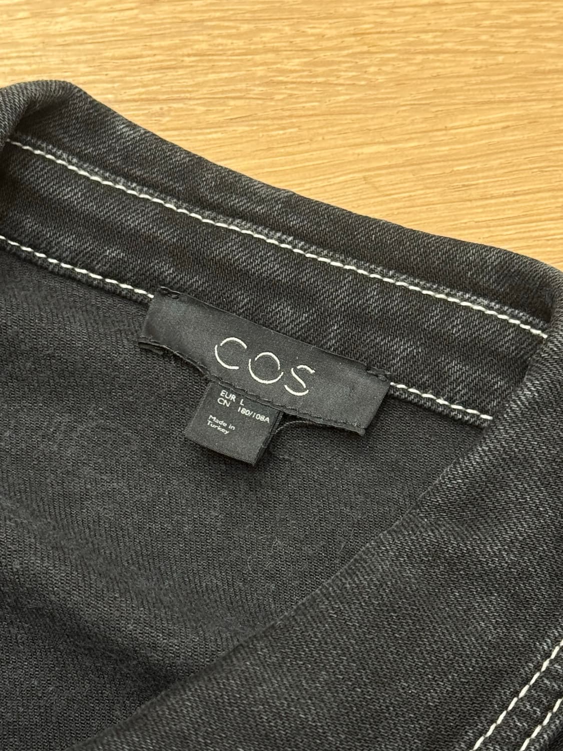 코스 탑스티칭 데님 셋업 (상의L,하의52) 상품이미지5