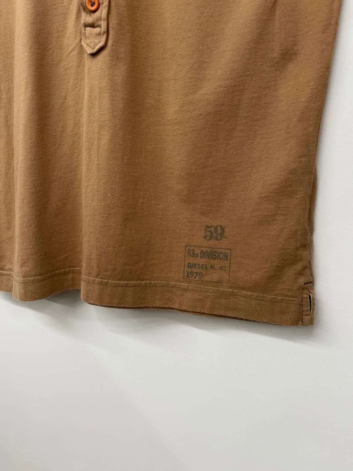 디젤 00's 하프 버튼 반팔 카라 티셔츠 PN9892 상품이미지3