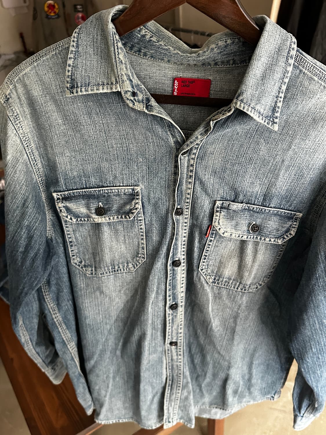 Levis red tab denim shirt 데님셔츠 상품이미지4