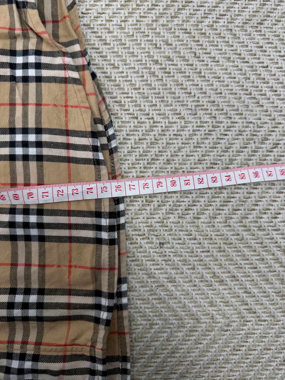 정품) 버버리 클래식 남성 노바체크 셔츠 L 상품이미지9